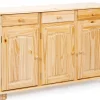 Kommode LEO 130x87x43 cm Massivholz Natur