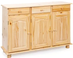 Kommode LEO 130x87x43 cm Massivholz Natur