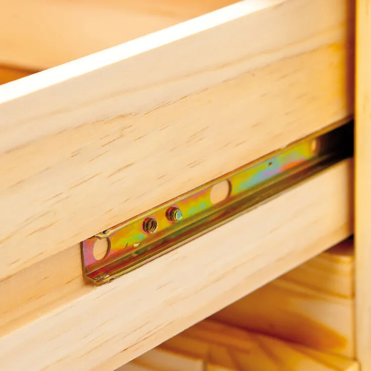 Kommode LEO 130x87x43 cm Massivholz Natur