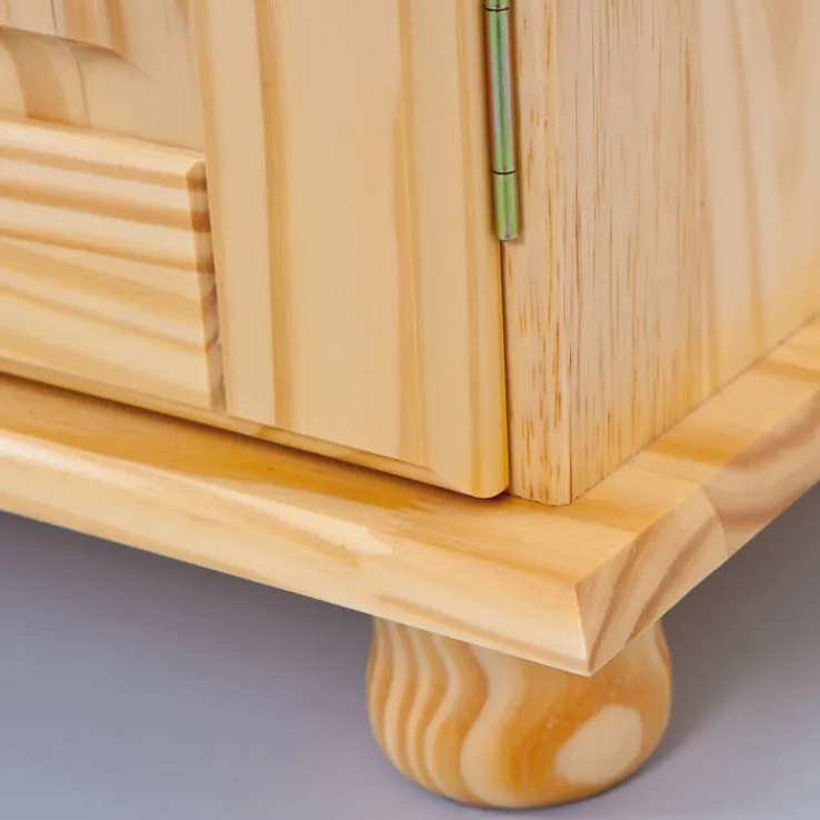 Kommode LEO 130x87x43 cm Massivholz Natur