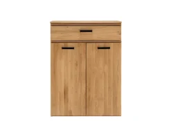 Kommode LIDO 80 x 89 cm Astige Eiche massiv naturbelassen geölt