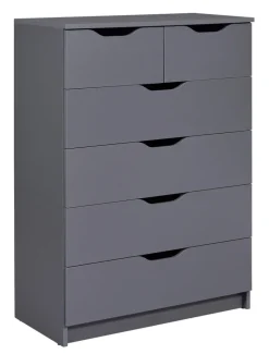 Kommode LION 82 x 112 cm graphitgrau