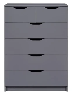 Kommode LION 82 x 112 cm graphitgrau