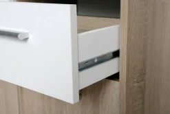 Kommode MARLON braun/ weiß