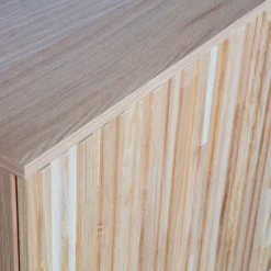 Kommode NEW GRAVURE 200 x 85 cm braun/schwarz