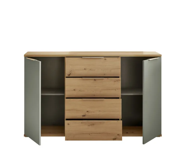 QUARTIER Kommode SIMADA braun/ grün