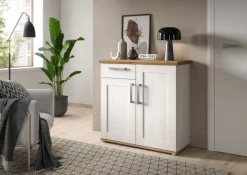 Kommode VERONA 90 x 88 cm Sibiu Lärche / Artisan Eiche NB