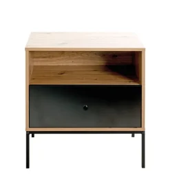 Konsole 55 x 42 cm braun/schwarz