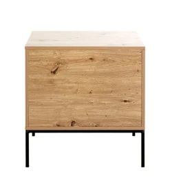 Konsole 55 x 42 cm braun/schwarz