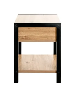 Konsole 48 x 43 cm braun/schwarz