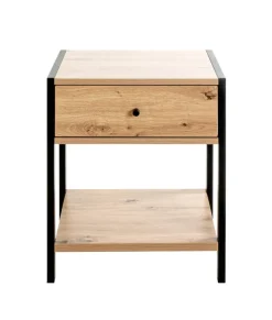 Konsole 48 x 43 cm braun/schwarz