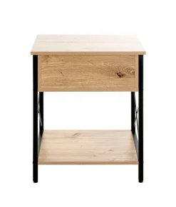 Konsole 45 x 40 cm braun/schwarz