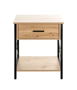 Konsole 45 x 40 cm braun/schwarz