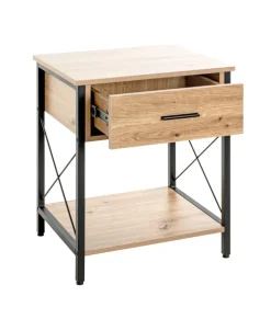 Konsole 45 x 40 cm braun/schwarz