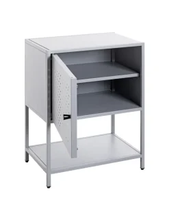 Konsole 45 x 30 cm silbergrau