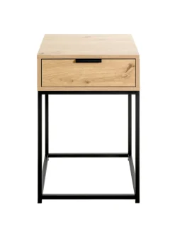 Konsole 40 x 60 x 40 cm braun/schwarz