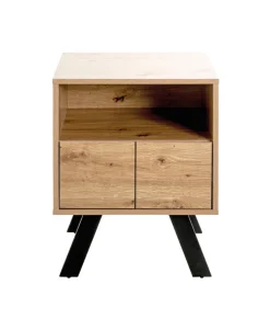 Konsole 45 x 60 x 40 cm braun/schwarz