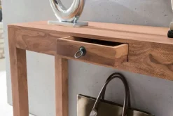 Konsolentisch 120 x 70 cm Akazie braun