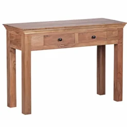 Konsolentisch 110 x 76 cm Akazie braun