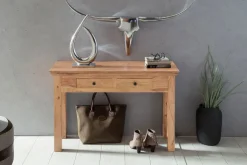 Konsolentisch 110 x 76 cm Akazie braun