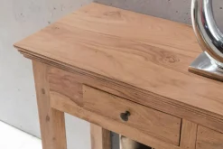 Konsolentisch 110 x 76 cm Akazie braun