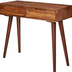 Konsolentisch 90 x 36 cm braun