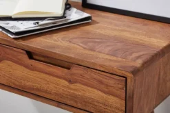 Konsolentisch 90 x 36 cm braun