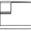 Konsolentisch 100 x 30 cm Metall Schwarz