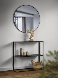 Konsolentisch CHLOE 80 x 80 cm schwarz