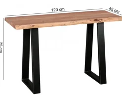 Konsolentisch GAYA 120 x 45 cm braun