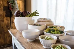 LA PORCELLANA BIANCA Schale PIEVE 22 cm Porzellan weiß