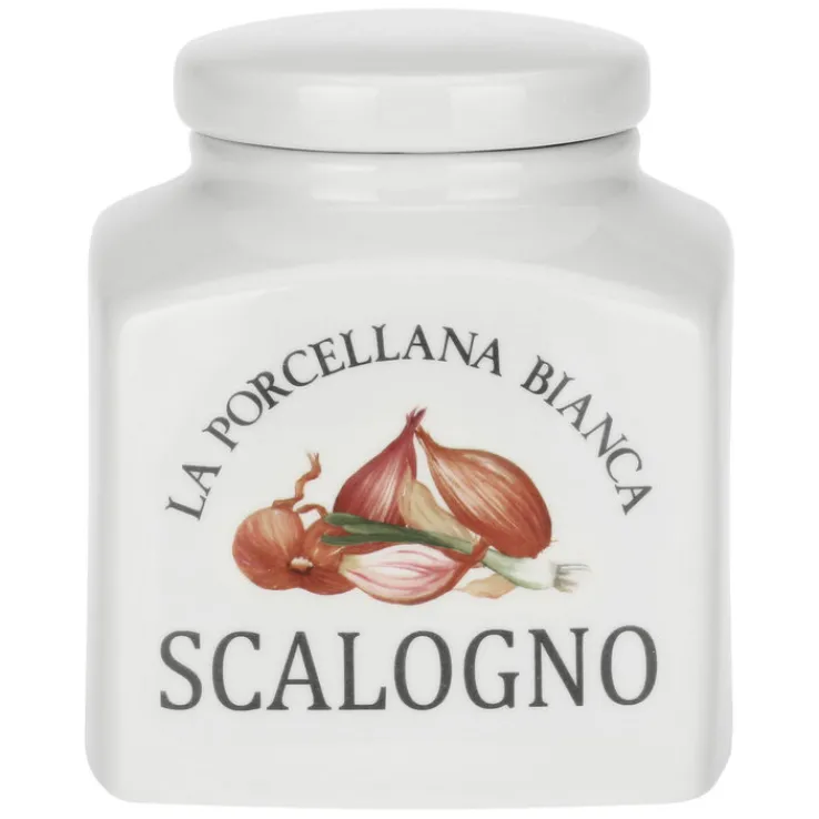 LA PORCELLANA BIANCA Vorratsdose CONSERVA Scalogno 1,8 Liter