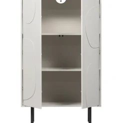 Lagerschrank CADIZ 85 x 135 cm Finish Nebelweiß