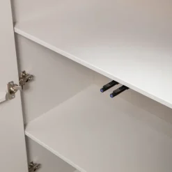 Lagerschrank CADIZ 85 x 135 cm Finish Nebelweiß