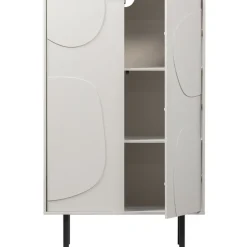 Lagerschrank CADIZ 85 x 135 cm Finish Nebelweiß