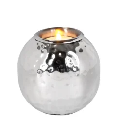 LAMBERT Teelichthalter 8 cm silberfarbig