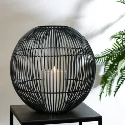 LAMBERT Windlicht WEMBLEY 35 cm schwarz