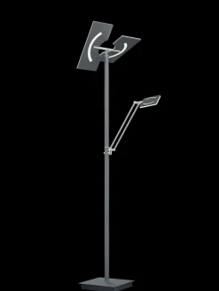 LED Deckenfluter mit Leselampe MATEO anthrazit