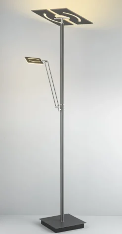 LED Deckenfluter mit Leselampe MATEO anthrazit