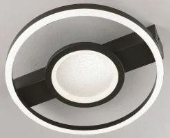 LED Deckenlampe FAY 37 cm schwarz