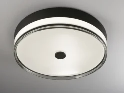 LED Deckenlampe SORANO 50 cm schwarz /chromfarbig