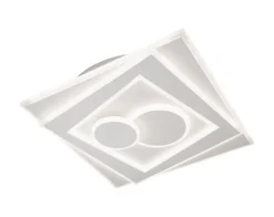 LED Deckenlampe STAIRS 53 x 53 cm weiß