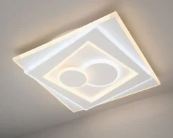 LED Deckenlampe STAIRS 53 x 53 cm weiß