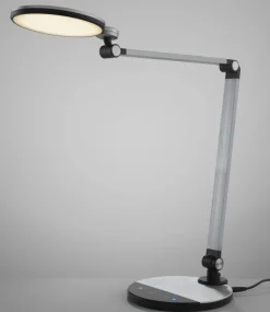 LED Schreibtischlampe EXPECT 90 cm silberfarbig/ schwarz