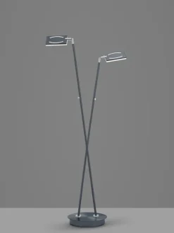 LED Stehlampe MATEO 2-flg anthrazit