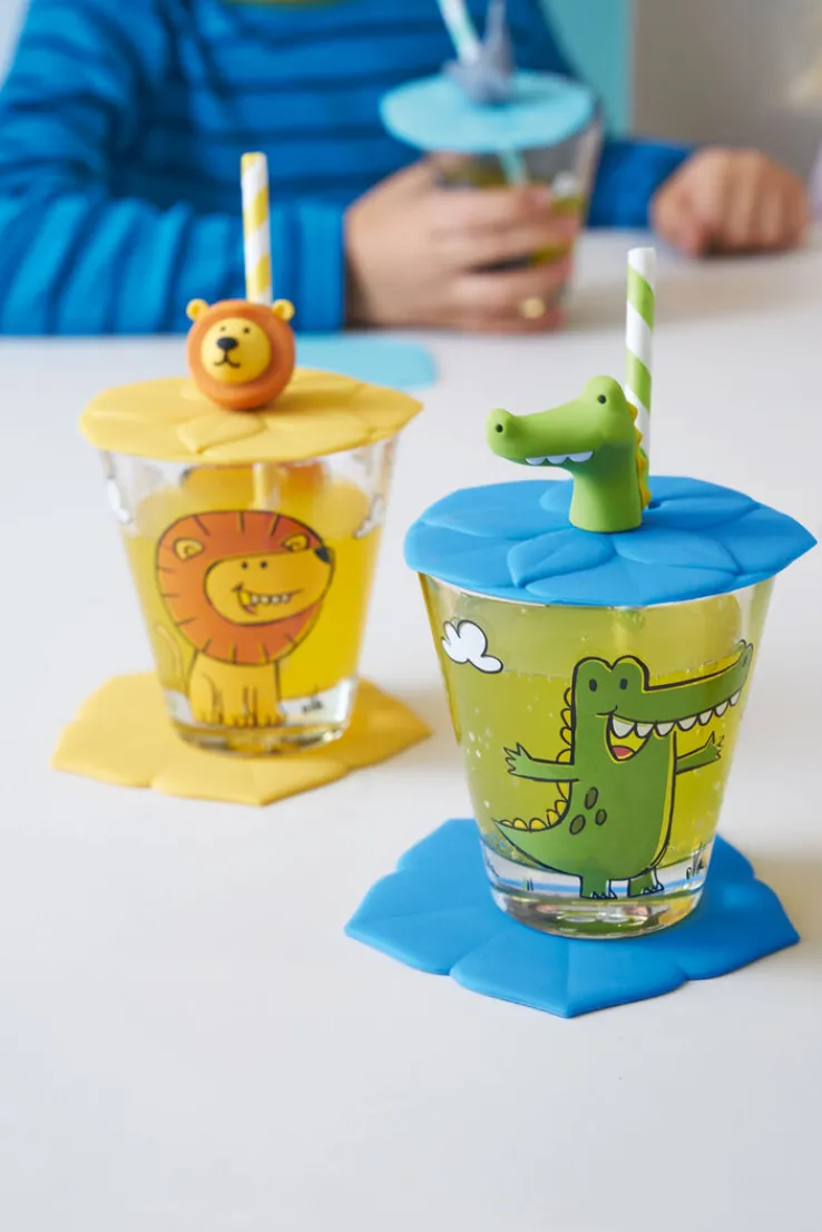 LEONARDO Kinder Trinkset BAMBINI KROKODIL 3-teilig