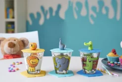 LEONARDO Kinder Trinkset BAMBINI KROKODIL 3-teilig