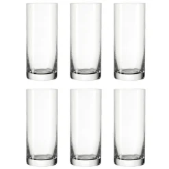 LEONARDO Longdrinkglas L EASY PLUS 6er Set - je 350 ml