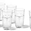 LEONARDO Longdrinkglas ROCK 6er Set - je 340 ml