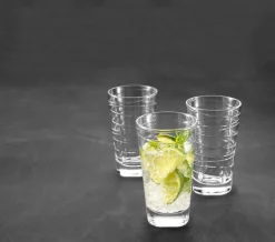 LEONARDO Longdrinkglas VARIO STRUTTURA 6er Set Klarglas